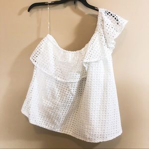 NWT Lauren James one shoulder top - size medium